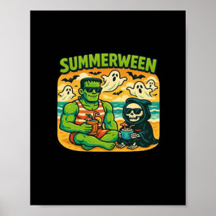 Strandbugeymen - Retro Summerween Vibes Class Poster