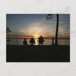 Strandcamping Postkarte