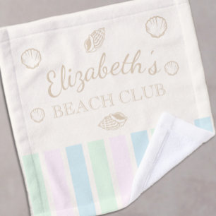Strandclub-Geburtstag Waschlappen