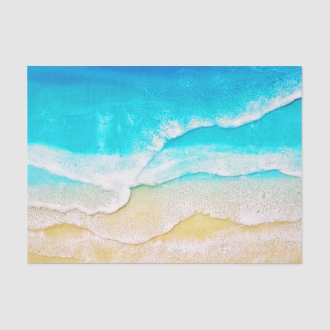 Stranddecouvert Seidenpapier (Vorderseite)