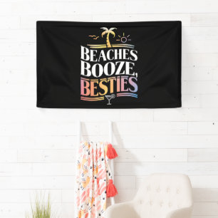 Strände Alkohol & beste Freundinnen Kokosnusbaum S Banner