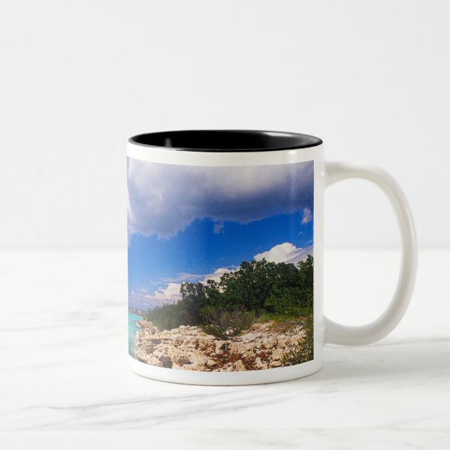 Strände, Barahona, Dominikanische Republik, 2 Zweifarbige Tasse (Rechts)