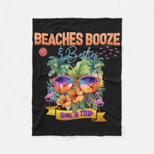 Strände Booze Besties Myrtle Beach South Carolina Fleecedecke