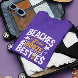 Strände Bucht und Besties Shirt, Junggeselinnen-Ab T-Shirt