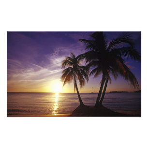 Strände in Negril, Jamaika Fotodruck
