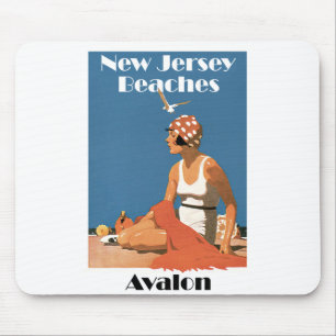 Strände in New Jersey ~ Avalon Mousepad