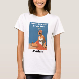 Strände in New Jersey ~ Avalon T-Shirt