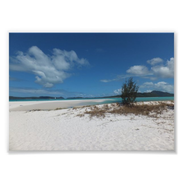 Strände und Blauer Himmel Fotodruck (Vorne)
