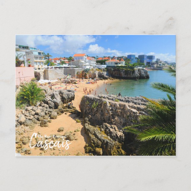 Strände von Cascais, Portugal Postkarte (Vorderseite)