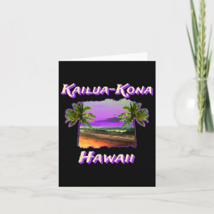 Strände von Kailua-kona Hawaii 1 Karte
