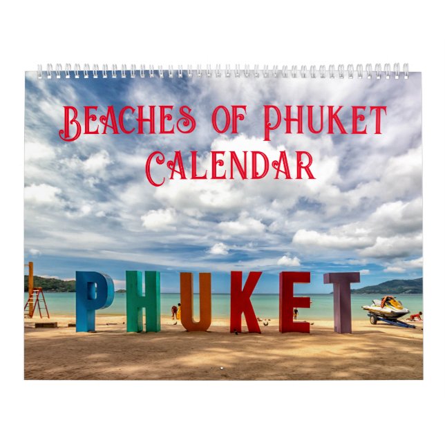 Strände von Phuket, Thailand Kalender (Titelbild)