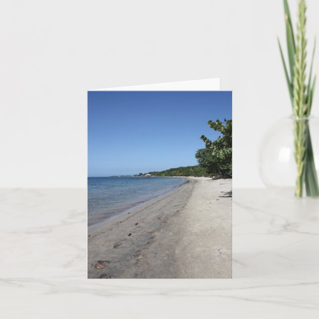 Strände von Roatan Notecard Karte (Vorderseite)