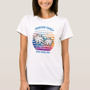 Strandfamilientreffen - maßgeschneiderte Kreuzfahr T-Shirt