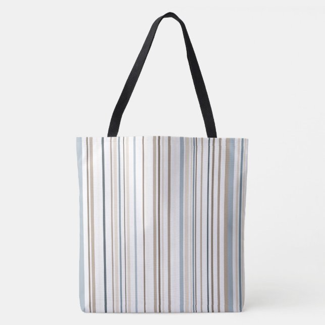 Strandfarbenstreifen Totbeutel Tasche (Vorderseite)