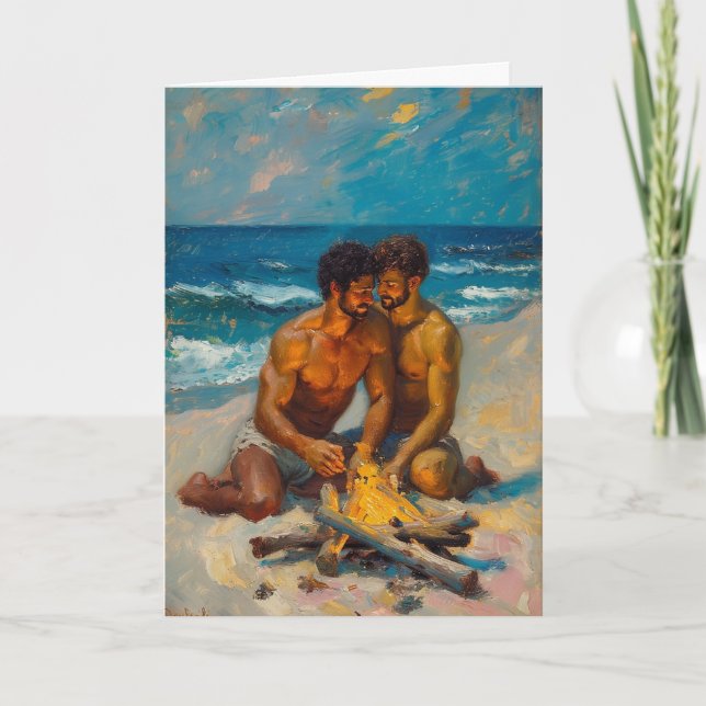 Strandfeuer Intimität Karte (Vorderseite)