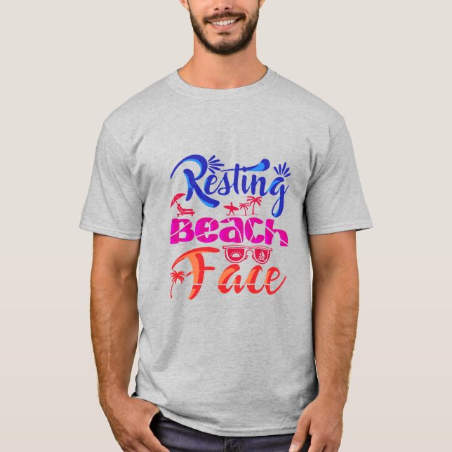 Strandfläche T-Shirt (Vorderseite)