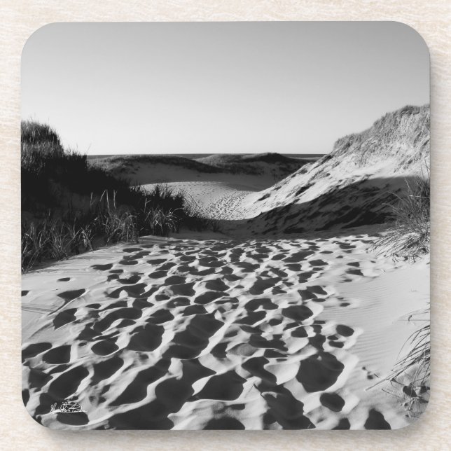 Strandfoto Getränkeuntersetzer (Vorderseite)