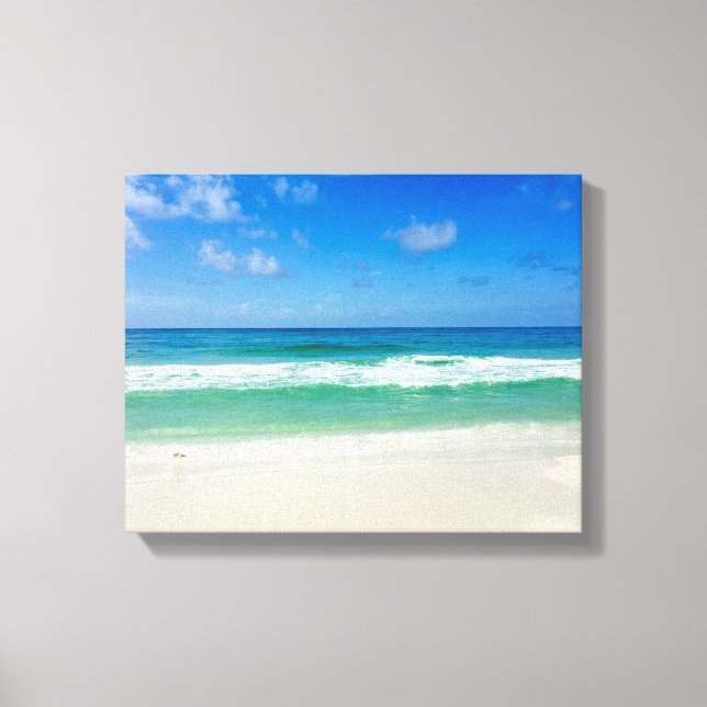 Strandfotografie bringt mich zum Meer Leinwanddruck (Vorderseite)