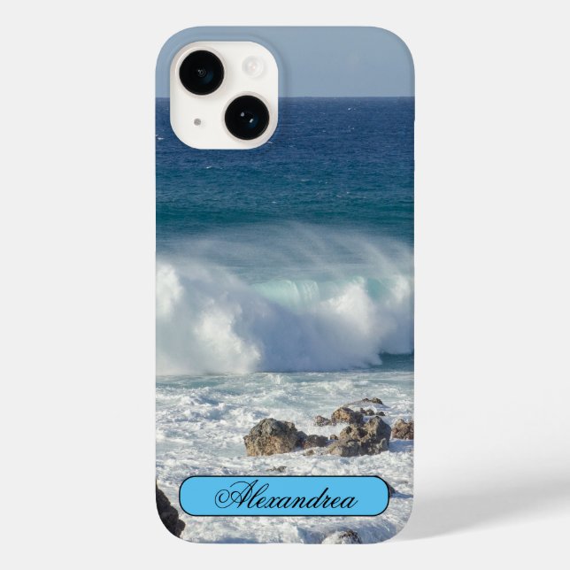 Strandfotografie, Wellen in Maui Case-Mate iPhone 14 Hülle (Rückseite)