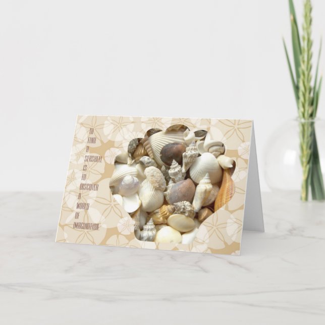 Strandgrußkarten Karte (Vorderseite)