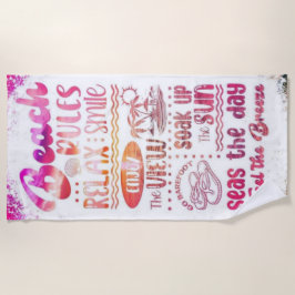 Strandhandtuch - Funny & Practice