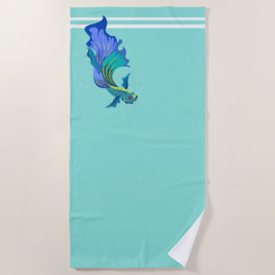 Strandhandtuch-tropischer Fisch Strandtuch