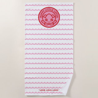 Strandhandtuch von Happy Little Lotus