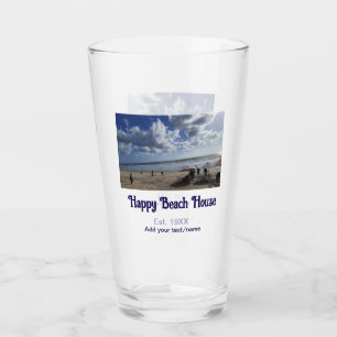 Strandhaus est. Jahr hinzufügen Foto Breitengrad L Glas