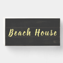 Strandhaus Rustikal Gelb Schwarz Trendy Cool