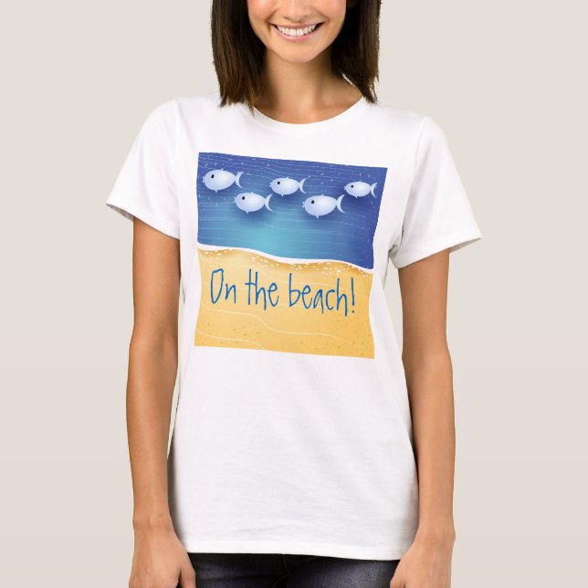 Strandhintergrund, Shirt (Vorderseite)