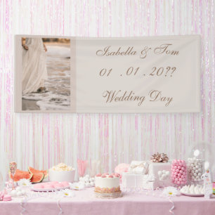 Strandhochzeit am Meer   Neutrale Boho-Hochzeitsfe Banner