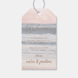 Strandhochzeit bei Sonnenuntergang | Hochzeit am O Geschenkanhänger