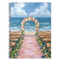 Strandhochzeit-Gang Blumen-Wasserfarbe