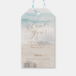 Strandhochzeit / Hochzeit am Meer Geschenkanhänger