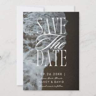 Strandhochzeit Merken Sie sich den Termin Save The Date