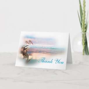 Strandhochzeit Thema Dankeskarten Dankeskarte