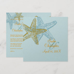 Strandhochzeits-Einladungen Einladung