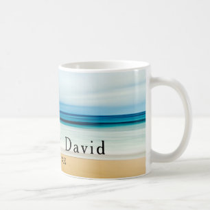 Strandhochzeits-Erinnerungsgeschenk für Paare Kaffeetasse