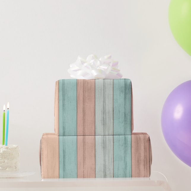 Strandholzfarben Geschenkpapier (Partygeschenke)