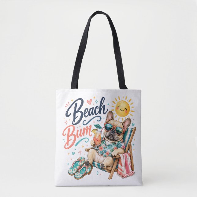 Strandhund Tasche (Vorderseite)