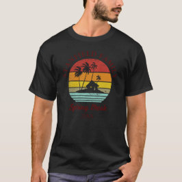 Strandhütte Palmen Matching Family Spring Break Tri-Blend Shirt