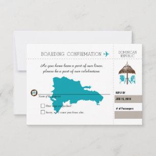 Strandhütte und Stühle RSVP Dominikanische Republi Karte