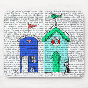 Strandhütten 2 Illustration Mousepad
