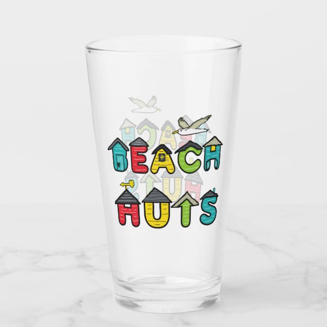 Strandhütten Glas (Vorderseite)