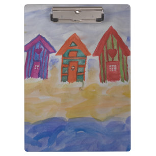 Strandhütten Klemmbrett