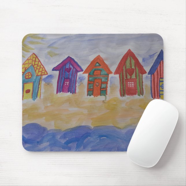 Strandhütten Mousepad (Mit Mouse)