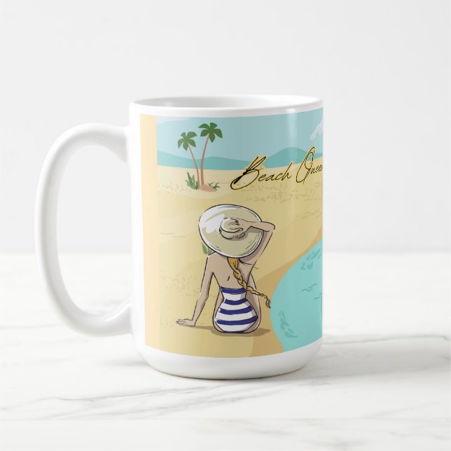 Strandjunge Kaffeetasse (Links)