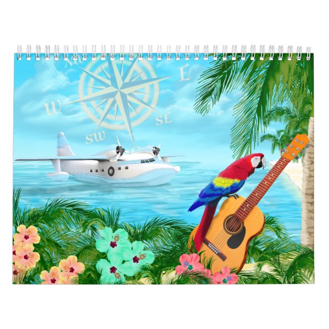 Strandkalender der Tropen Inseln Kalender (Titelbild)