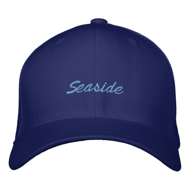 Strandkappe Bestickte Baseballkappe (Vorderseite)
