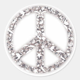 Strandkleber Runder Aufkleber